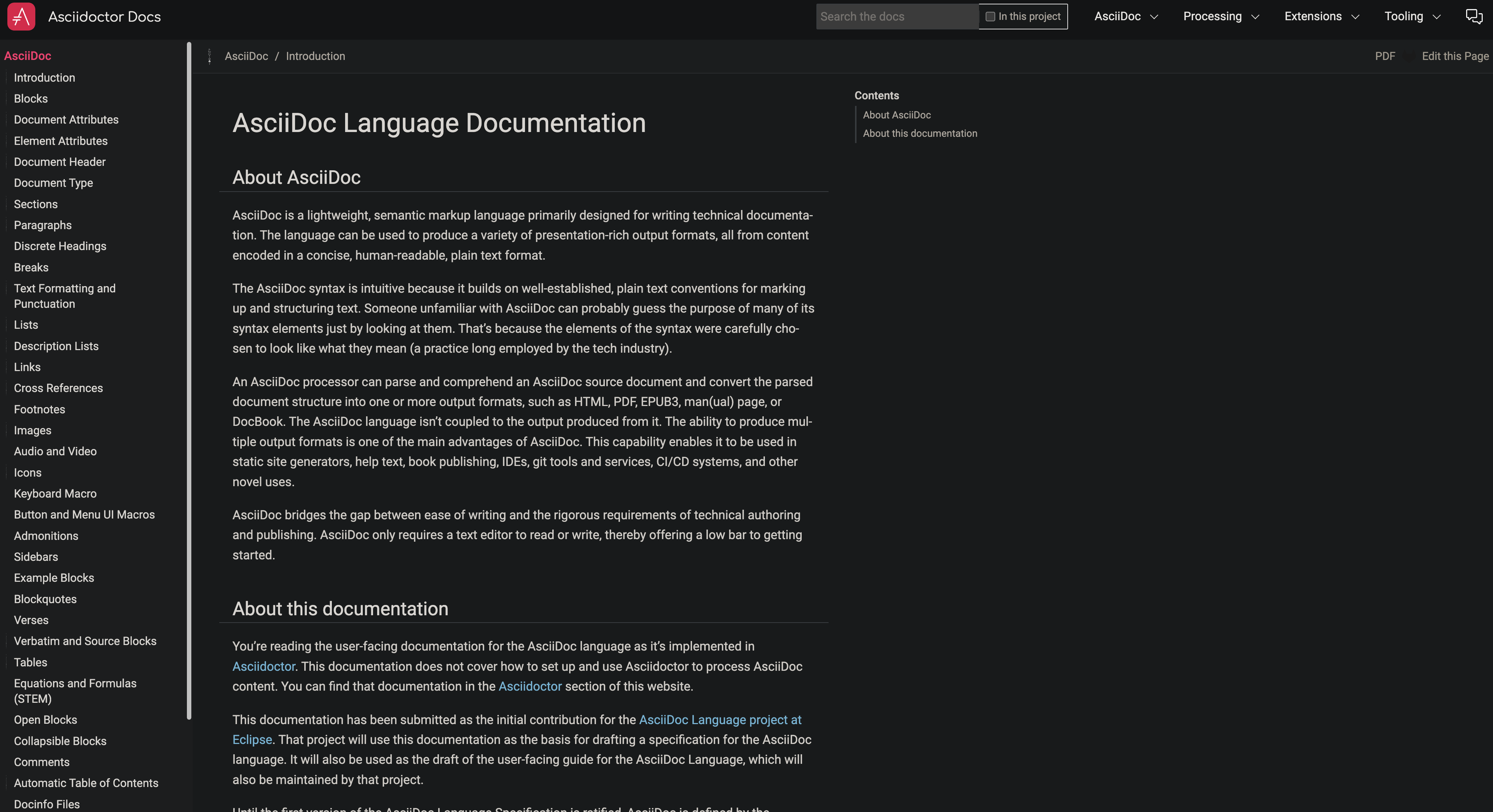 test screenshot